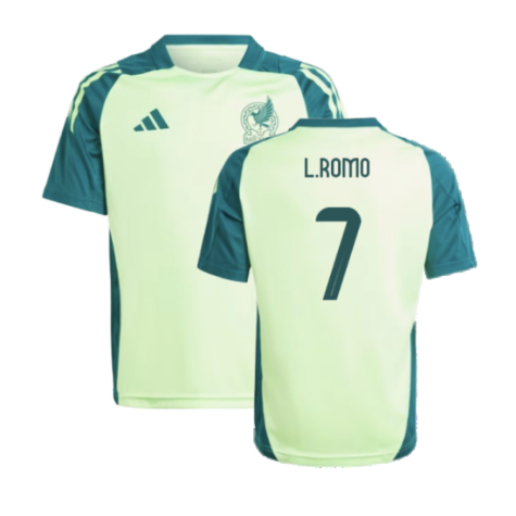 2024-2025 Mexico Training Jersey (Green) - Kids (L.ROMO 7)