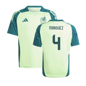 2024-2025 Mexico Training Jersey (Green) - Kids (MARQUEZ 4) 2024-2025 Mexico Training Jersey (Green) - Kids (MARQUEZ 4)
