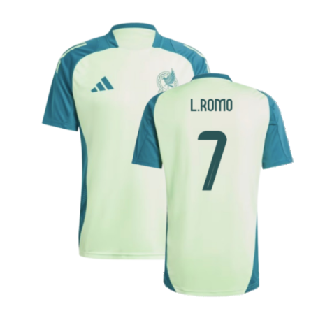 2024-2025 Mexico Training Jersey (Green) (L.ROMO 7)