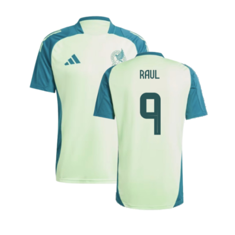 2024-2025 Mexico Training Jersey (Green) (RAUL 9)