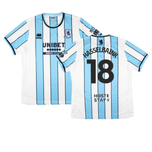 2024-2025 Middlesbrough Away Shirt (Hasselbaink 18)