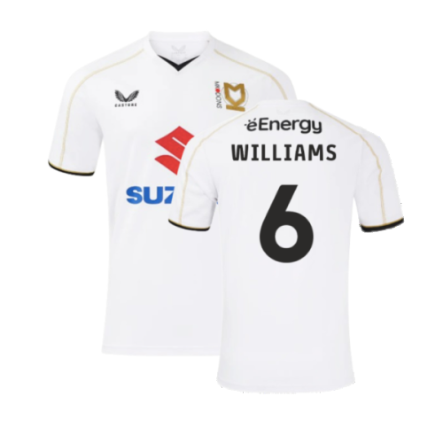 2024-2025 MK Dons Home Shirt (Williams 6)