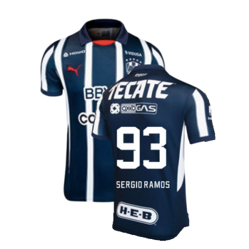 2024-2025 Monterrey Home Shirt (Sergio Ramos 93)