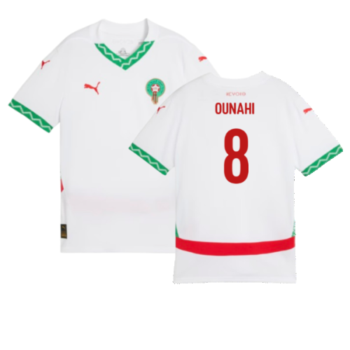 2024-2025 Morocco Away Shirt (Kids) (Ounahi 8)