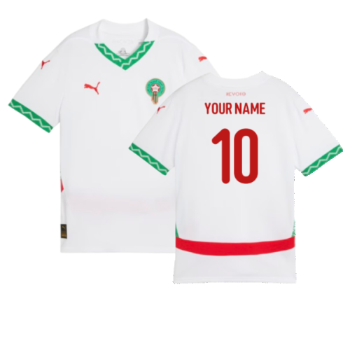 2024-2025 Morocco Away Shirt (Kids) (Your Name)