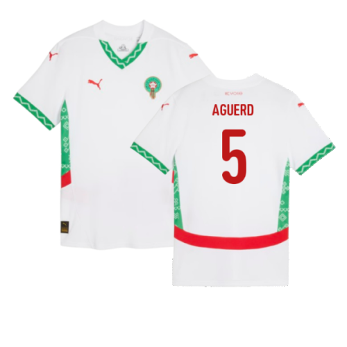 2024-2025 Morocco Away Shirt (Womens) (Aguerd 5)