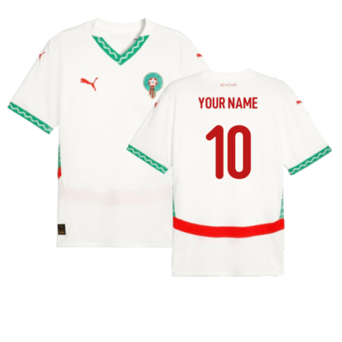 2024-2025 Morocco Away Shirt (Your Name)