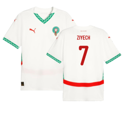 2024-2025 Morocco Away Shirt (Ziyech 7)