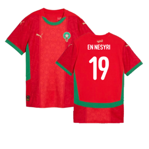 2024-2025 Morocco Home Shirt (Womens) (En Nesyri 19)