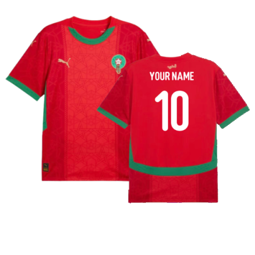 2024-2025 Morocco Home Shirt (Your Name)