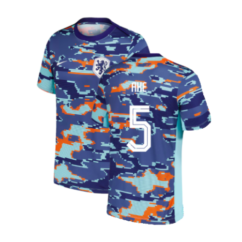 2024-2025 Netherlands Academy Pro Pre-Match Shirt (Blue) (Ake 5)