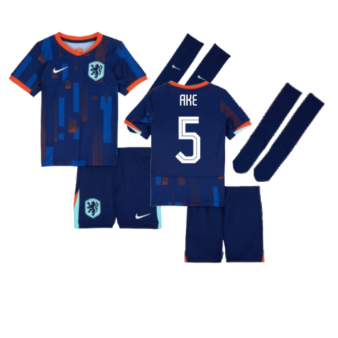 2024-2025 Netherlands Away Mini Kit (Ake 5)