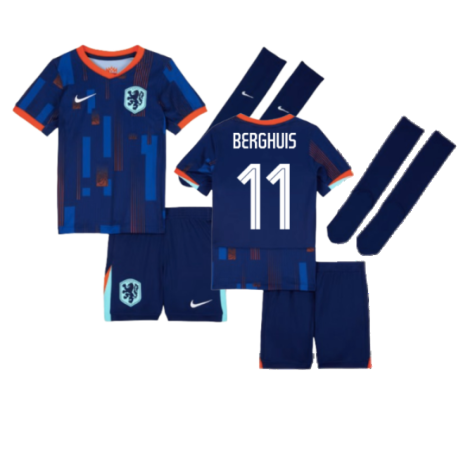 2024-2025 Netherlands Away Mini Kit (Berghuis 11)