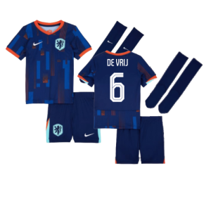 2024-2025 Netherlands Away Mini Kit (De Vrij 6)