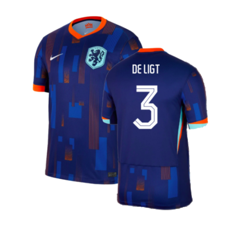 2024-2025 Netherlands Away Shirt (De Ligt 3)