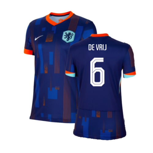 2024-2025 Netherlands Away Shirt (Womens) (De Vrij 6)