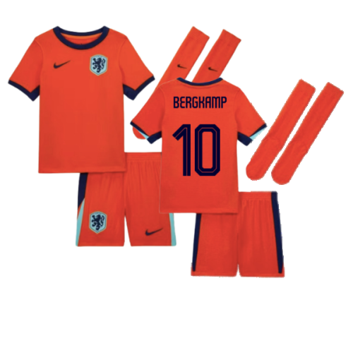 2024-2025 Netherlands Home Mini Kit (Bergkamp 10)