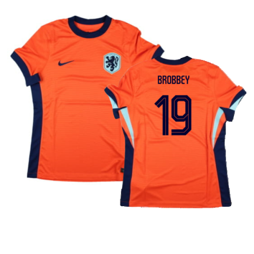 2024-2025 Netherlands Home Shirt (Womens) (Brobbey 19)