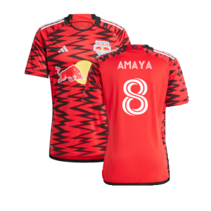 2024-2025 New York Red Bulls Home Shirt (Amaya 8) 2024-2025 New York Red Bulls Home Shirt (Amaya 8)