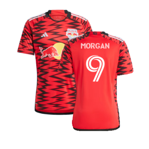 2024-2025 New York Red Bulls Home Shirt (Morgan 9) 2024-2025 New York Red Bulls Home Shirt (Morgan 9)
