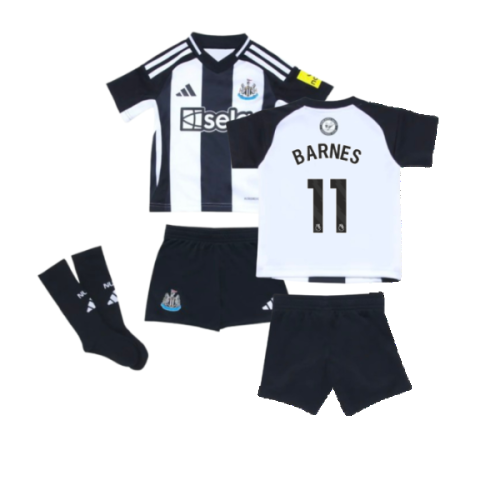 2024-2025 Newcastle United Home Mini Kit (Barnes 11)