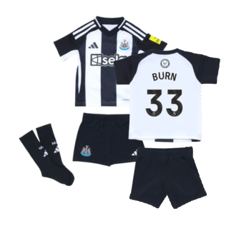 2024-2025 Newcastle United Home Mini Kit (Burn 33)