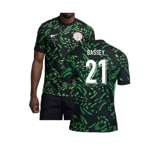 2024-2025 Nigeria Away Dri-Fit ADV Authentic Shirt (Bassey 21)