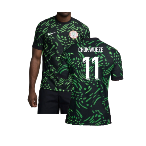 2024-2025 Nigeria Away Dri-Fit ADV Authentic Shirt (Chukwueze 11)