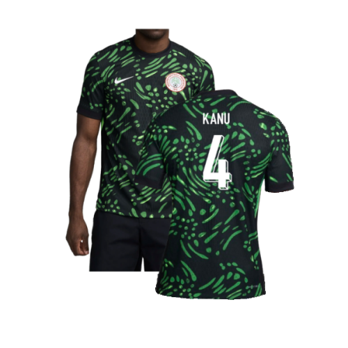 2024-2025 Nigeria Away Dri-Fit ADV Authentic Shirt (Kanu 4)