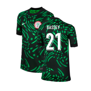 2024-2025 Nigeria Away Shirt (Kids) (Bassey 21)