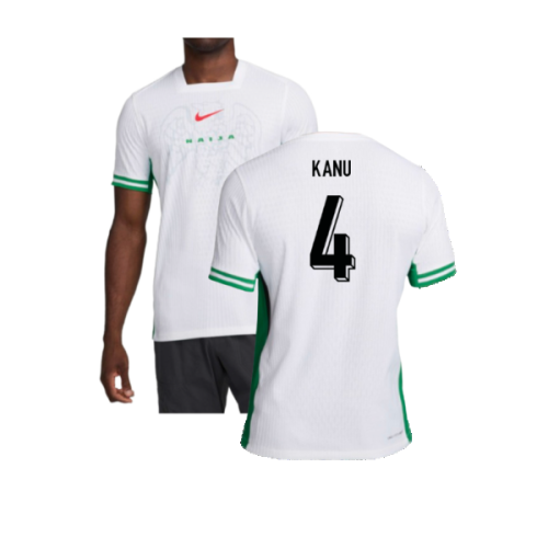 2024-2025 Nigeria Home Dri-Fit ADV Vapor Shirt (Kanu 4)