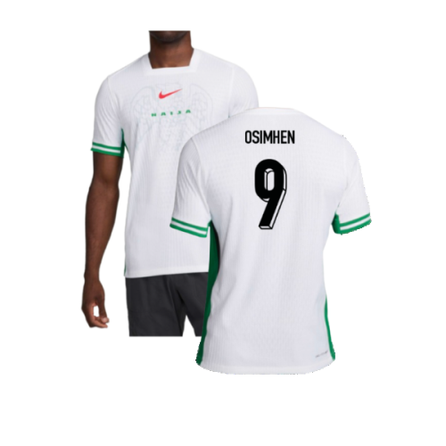 2024-2025 Nigeria Home Dri-Fit ADV Vapor Shirt (Osimhen 9)