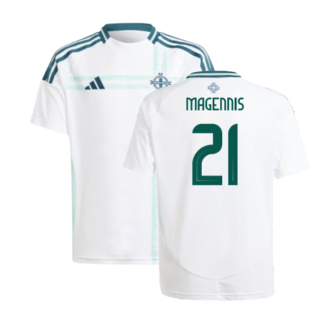 2024-2025 Northern Ireland Away Shirt - Kids (Magennis 21)