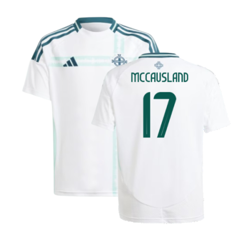 2024-2025 Northern Ireland Away Shirt - Kids (McCausland 17)