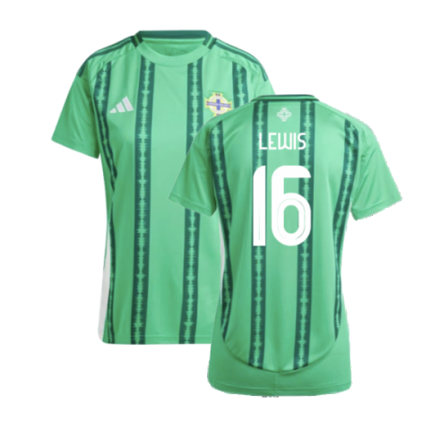 2024-2025 Northern Ireland Home Shirt - Womens (Lewis 16)