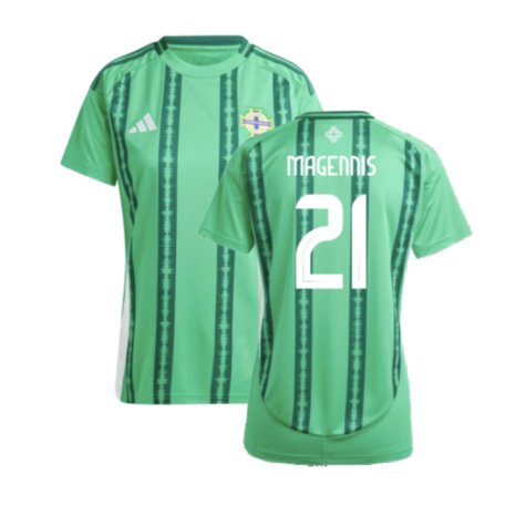 2024-2025 Northern Ireland Home Shirt - Womens (Magennis 21)