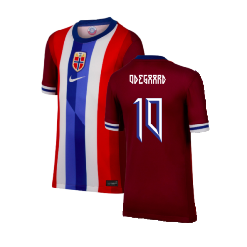 2024-2025 Norway Home Shirt (Kids) (ODEGAARD 10)