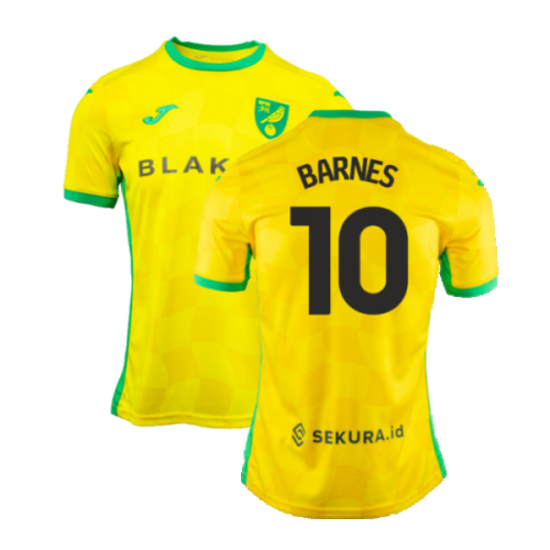 2024-2025 Norwich Home Shirt (Barnes 10)