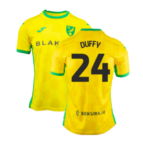 2024-2025 Norwich Home Shirt (Duffy 24)