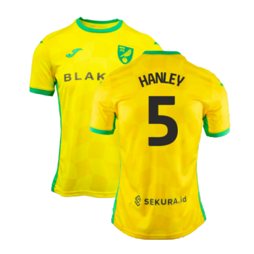 2024-2025 Norwich Home Shirt (Hanley 5)