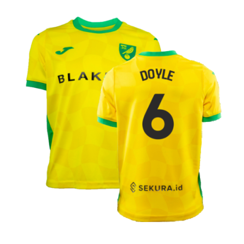 2024-2025 Norwich Home Shirt (Kids) (Doyle 6)