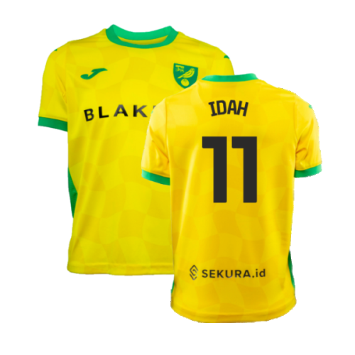 2024-2025 Norwich Home Shirt (Kids) (Idah 11)