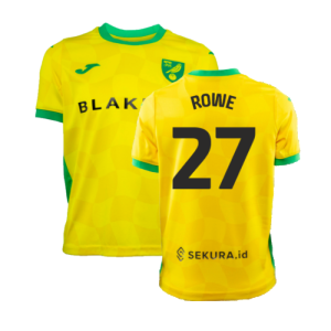 2024-2025 Norwich Home Shirt (Kids) (Rowe 27)