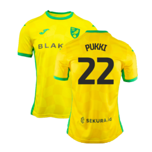 2024-2025 Norwich Home Shirt (Pukki 22)