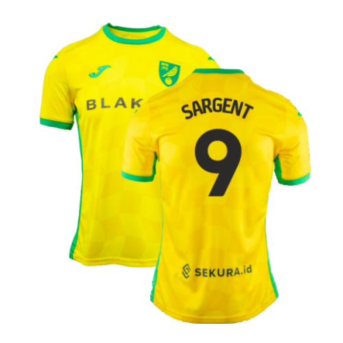 2024-2025 Norwich Home Shirt (Sargent 9)