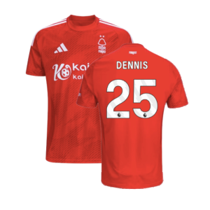 2024-2025 Nottingham Forest Home Shirt (Dennis 25)