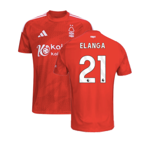 2024-2025 Nottingham Forest Home Shirt (Elanga 21)