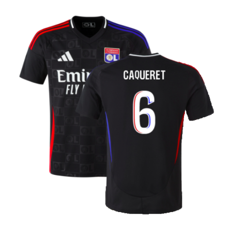 2024-2025 Olympique Lyon Away Shirt (Caqueret 6)