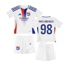 2024-2025 Olympique Lyon Home Mini Kit (Maitland Niles 98)