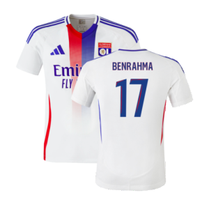 2024-2025 Olympique Lyon Home Shirt (Benrahma 17)